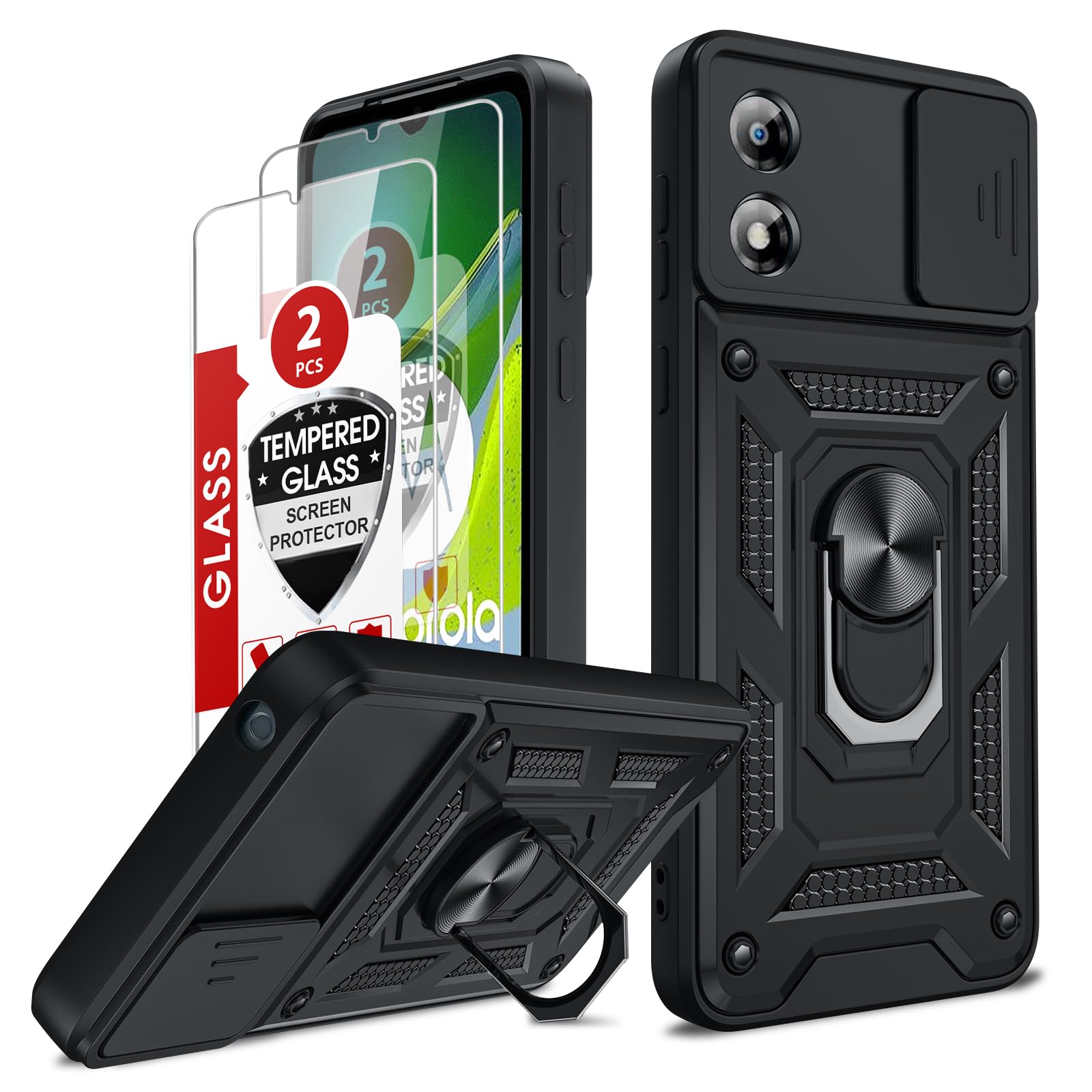 MATT CUSTODIA TPU SILICONE COVER CASE PER MOTOROLA MOTO E13 BLACK