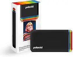 Polaroid Hi-Print - 2ª geração Bluetooth conectado 2 x 3 Pocket Photo Dye-Sub Printer - Somente impressora preta (9129)