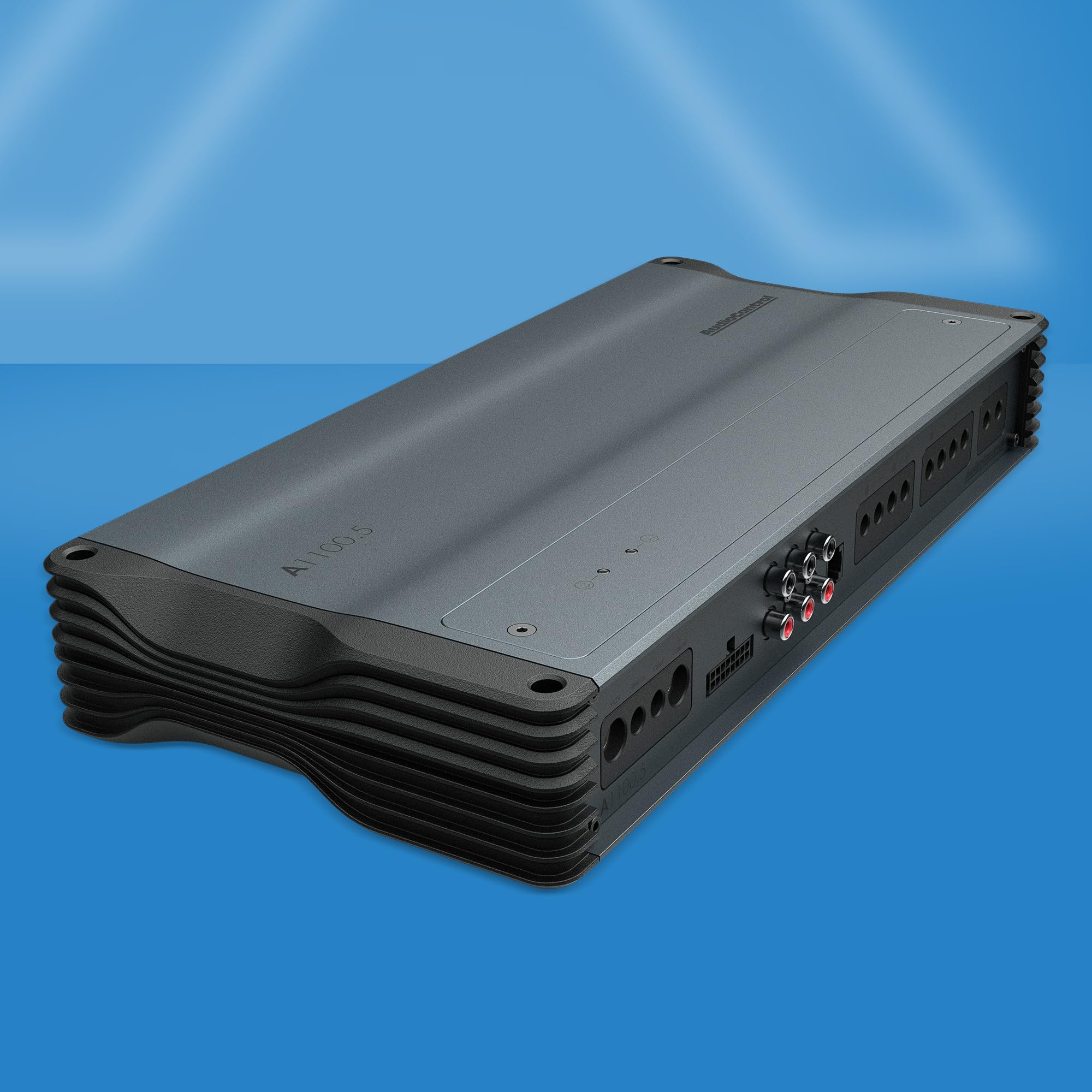 AudioControl A1100.5 Altitude 1100 Watt RMS 5-Channel Car Audio Amplifier, Class D, Valet Mode, ParaBASS, High/Low Level Inputs, Crossover, Subsonic Filter, EV Compliant