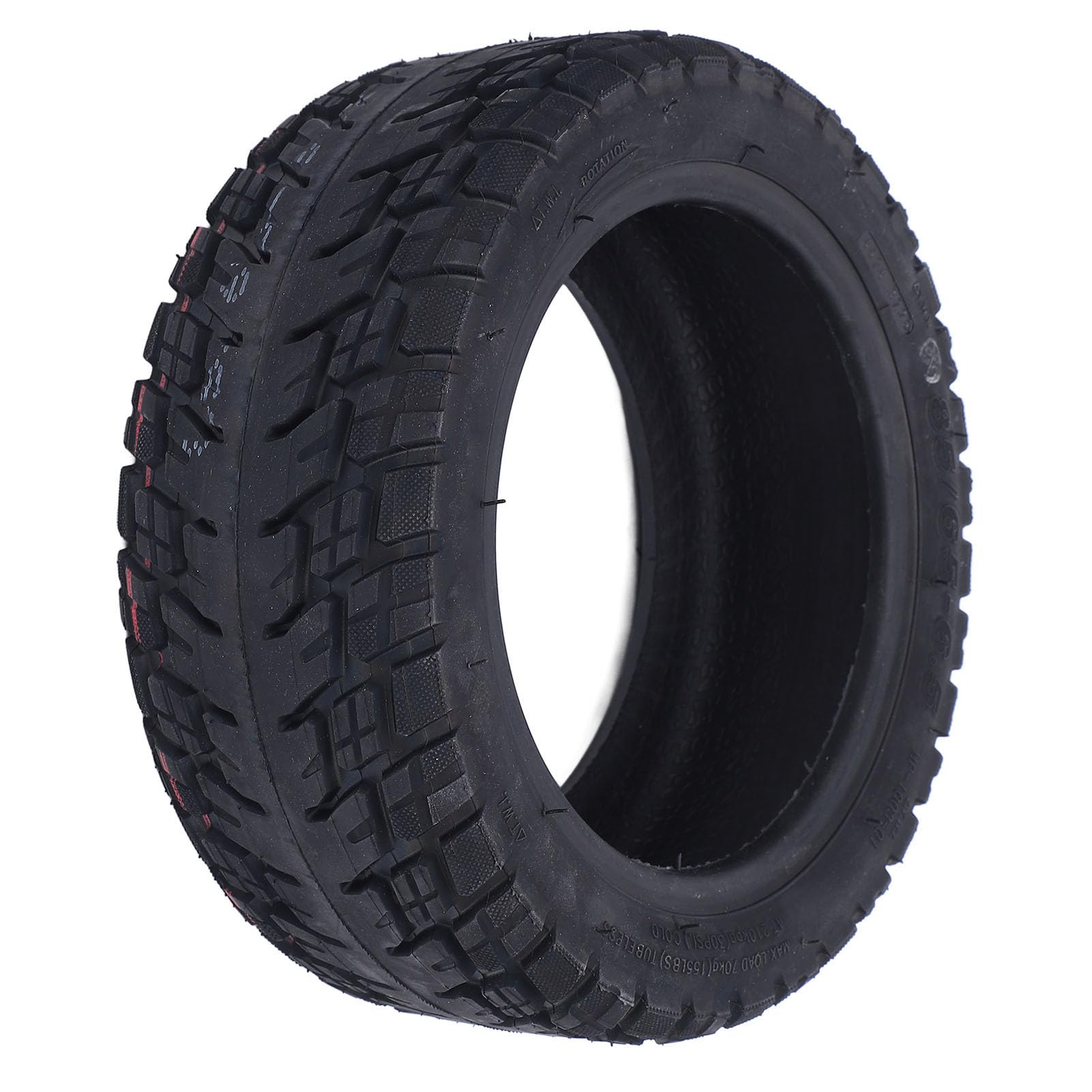 10 Pollici 85/65-6.5 Pneumatico per Vuoto Scooter Elettrico, Ruota Scooter Anti-slip Tubeless per la Sostituzione