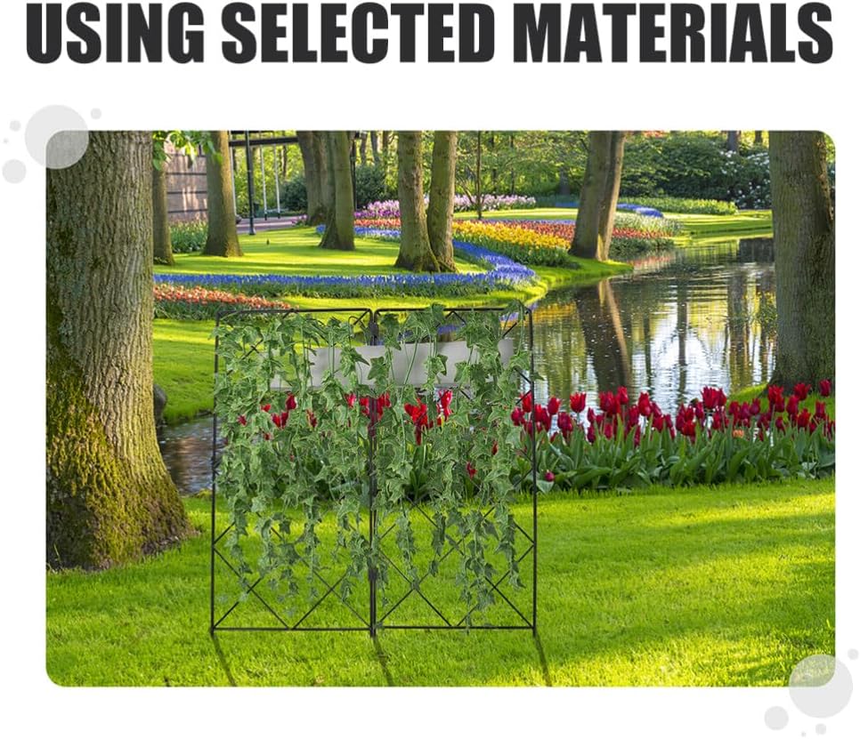 VANZACK 2pcs Sturdy Plant Climbing Trellis Garden Support Rack for Indoor and Outdoor Vines Multi-Functional Plant Support Frame