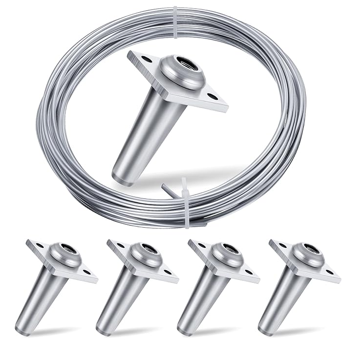 Buy 4 Pcs Anchor Wire Vise Anchor Vise Grape Trellis 9 Gauge Metal Wire