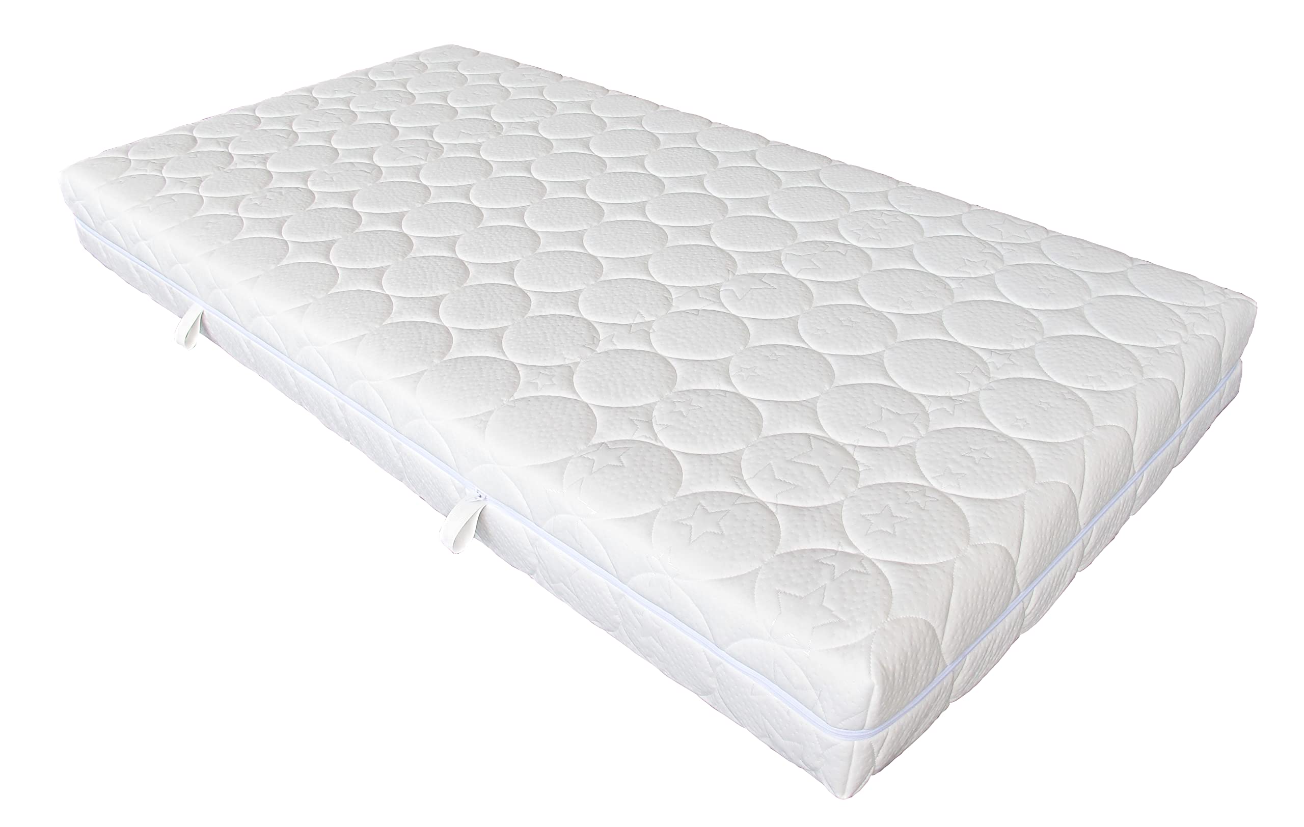 WBS Matratzen – Matratzenbezug Sternchen 90x200 cm Kernhöhe 22 cm waschbar