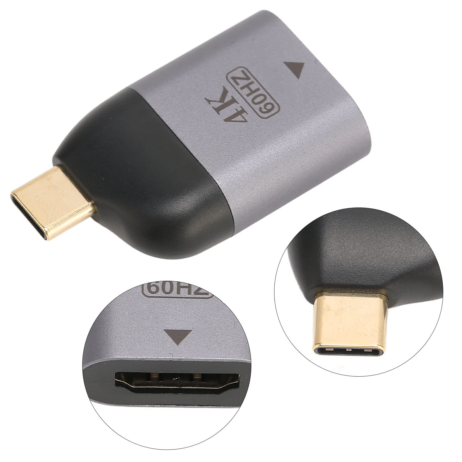 Adaptateur USB-C Femelle Vers HDMI Mâle 4K 60Hz - Connectez Votre Portable, Téléphone Ou Tablette à Un écran Plus Grand