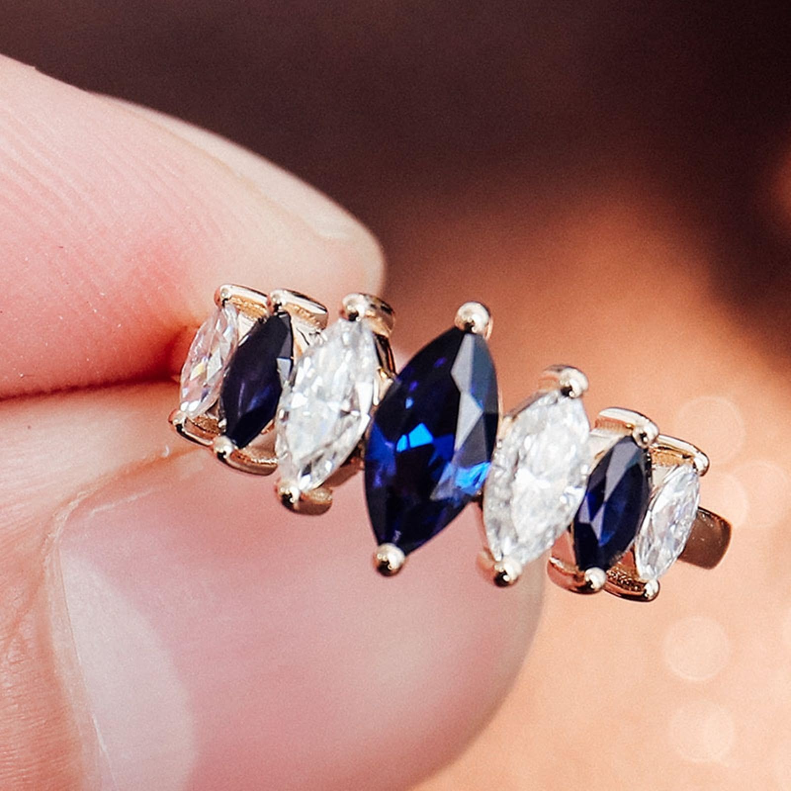 Juego de anillos de compromiso, anillo de promesa para mujer, regalo único
