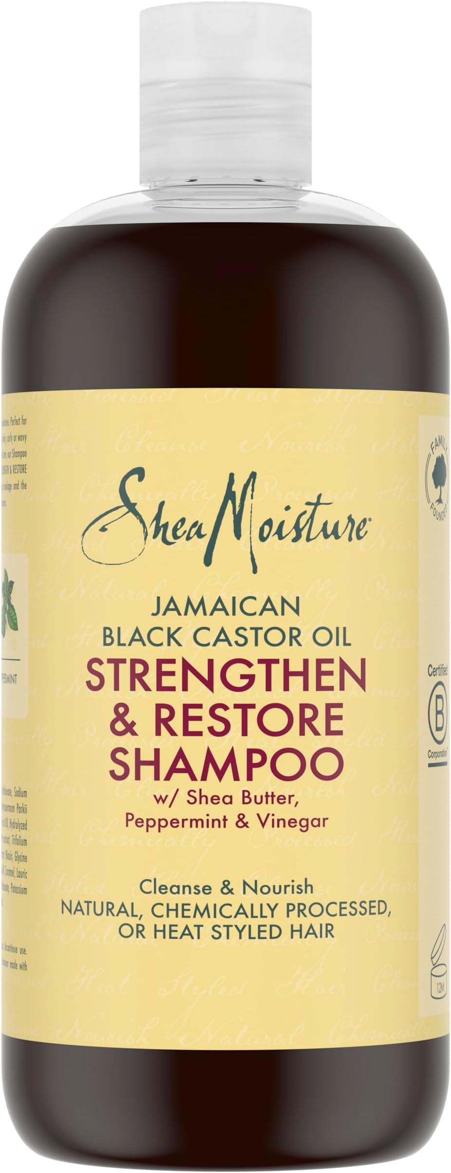Jamaican Black Castor Oil Strengthen & Restore Shampoo sulphate free shampoo for natural, chemically processed, or heat styled hair 473 ml