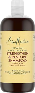 SHEA MOISTURE Jamaican Black Castor Oil Strengthen & Restore Shampoo sulphate free shampoo for natural, chemically processed, or heat styled hair 473 ml
