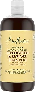 SHEA MOISTURE Jamaican Black Castor Oil Strengthen & Restore Shampoo sulphate free shampoo for natural, chemically processed, or heat styled hair 473 ml