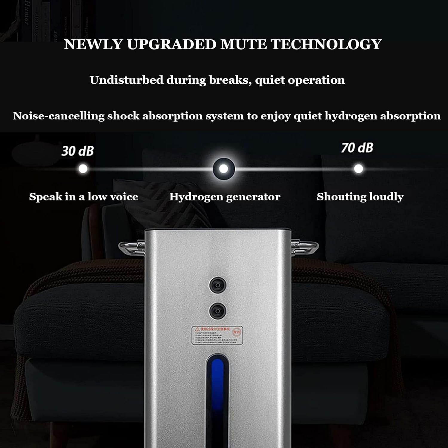 Amazon | MUDOU 水素水生成器 水素吸入機 450(300 H+150 O) ml/分