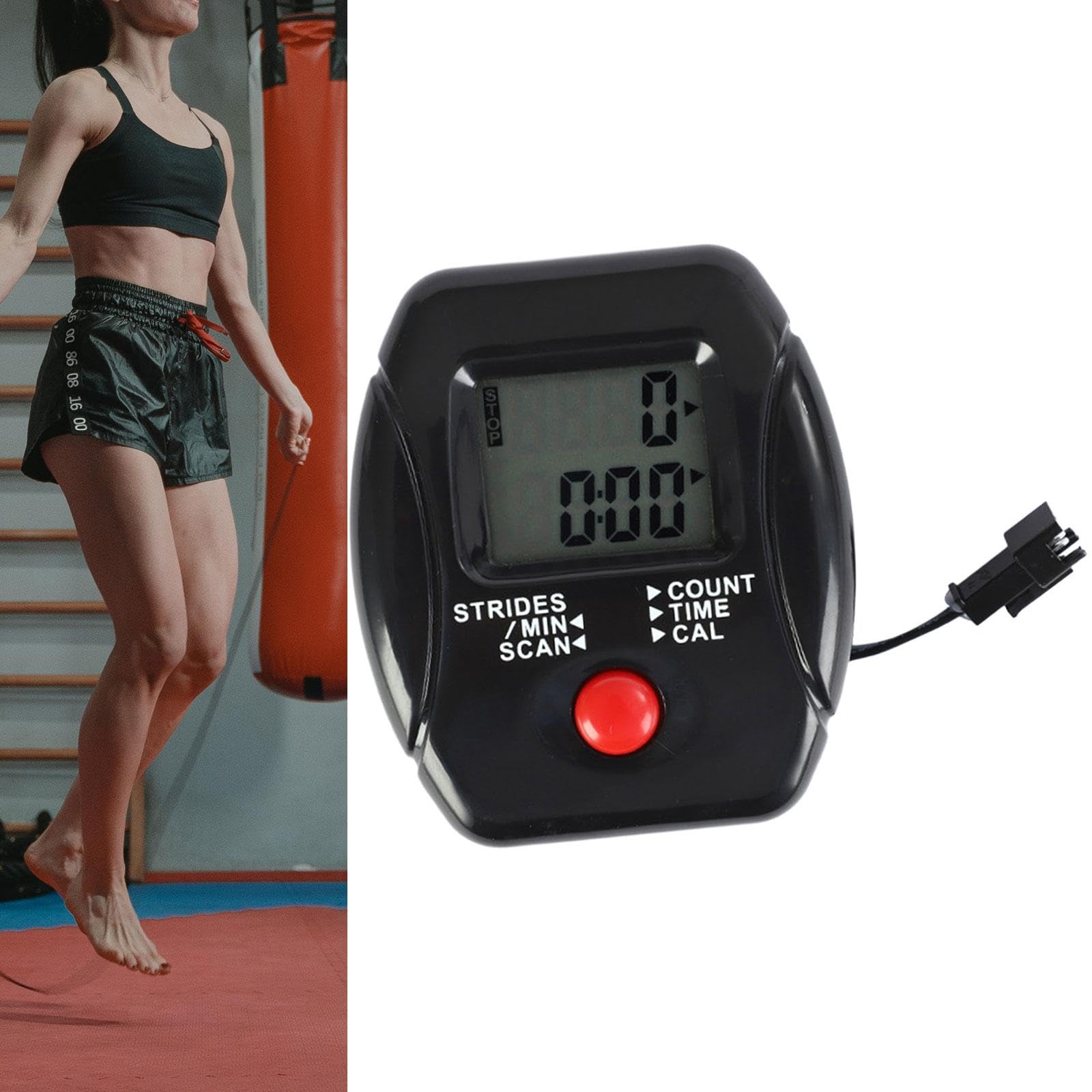 kowaku Moniteur Compteur de Vitesse, Dispositif de comptage Universel, Facile à Installer, Compteur d'équitation, Compteur pour équipement de Fitness Stepper
