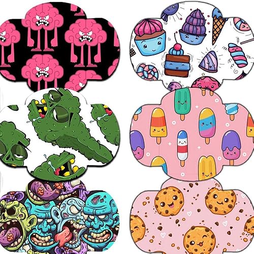 Miniatura 2 de GrifGrips Parches adhesivos elige tu estilo y fórmula adhesiva forma de envoltura para Dexcom (paquete de 30) para Cinta CGM Libre 3, Onipod,