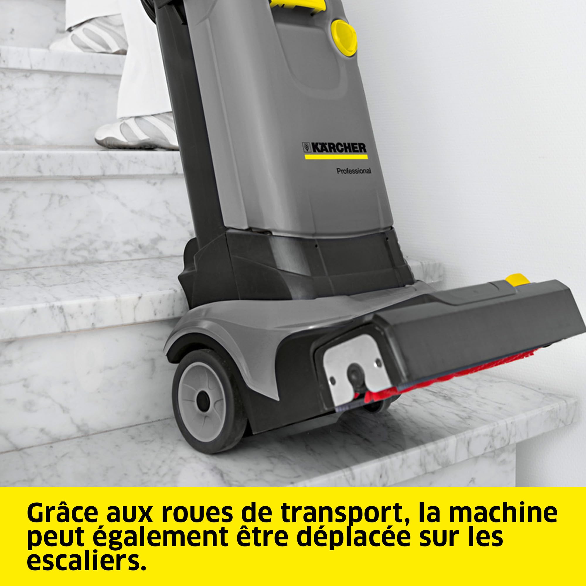 Kärcher BR 30/4 C, autolaveuse compacte pour des surfaces allant jusqu'à 200 m², nettoyage puissant des sols durs, les surfaces sont immédiatement sèches et praticables