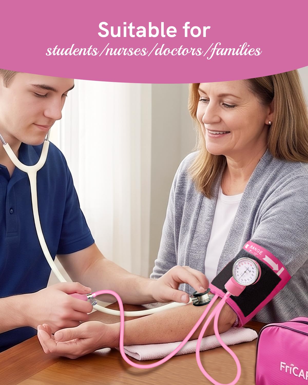 FriCARE Manual Blood Pressure Cuff - Medical Grade -4 FriCARE Manual Blood Pressure Cuff - Medical Grade -4