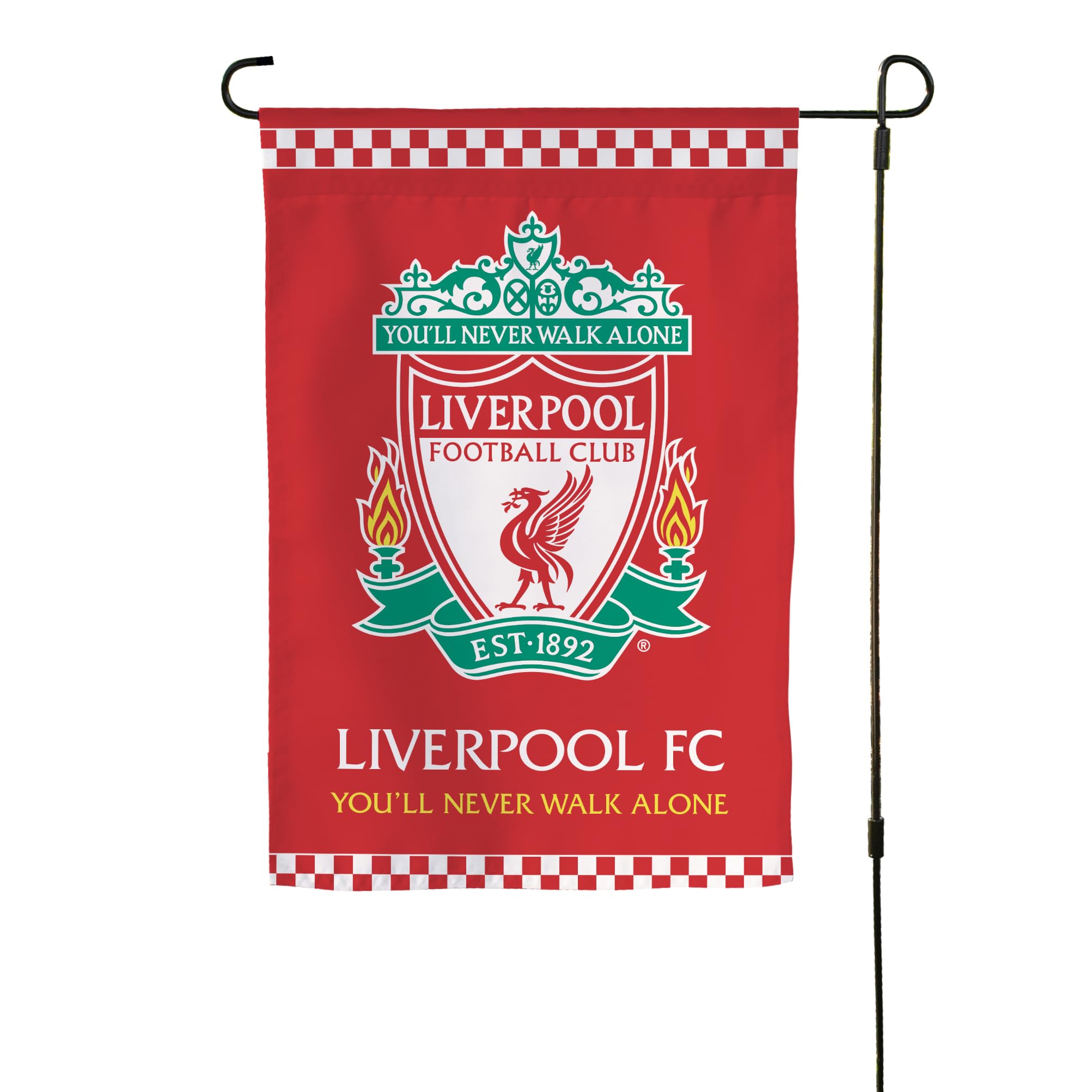 Desert Cactus Liverpool FC LFC Garden Flag – 19 x 12 inch Football Soccer Liverpool FC Banner, For Outdoor Display and Events (Garden Flag B)