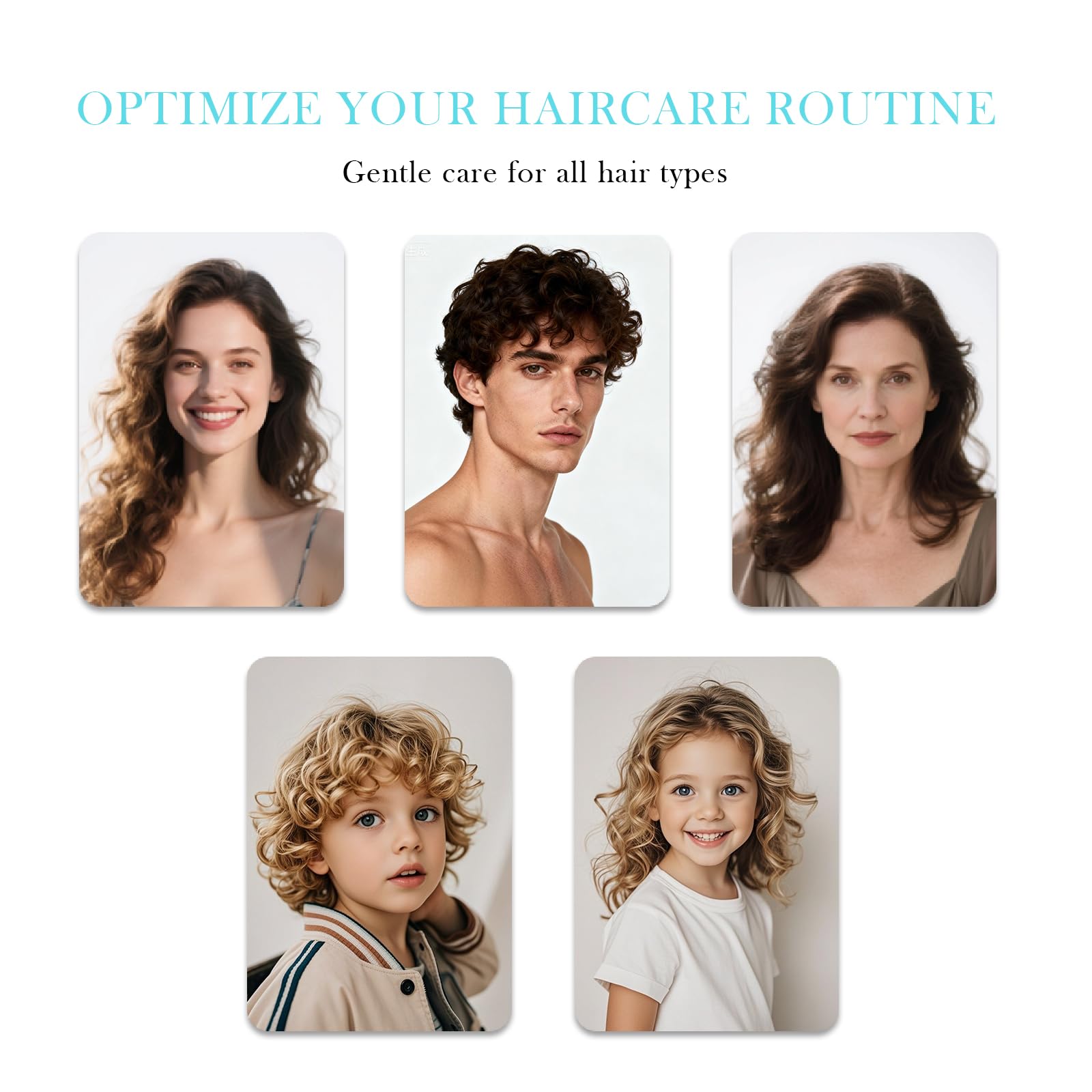 2-in-1-Entwirrer-Haarbürste, mit integriertem Sprühnebel, Nass- und Trocken-Entwirrungsbürste für lockiges, gewelltes und glattes Haar, kein Verheddern, Anti-Frizz-Haarpflegebürste, Wasserspeicher, 50