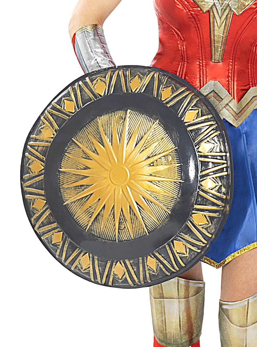 Funidelia | Escudo de Wonder Woman para hombre y mujer Mujer Maravilla, Superhéroes, DC Comics, Liga de la Justicia - Accesorios para adultos, accesorio para disfraz - Rojo