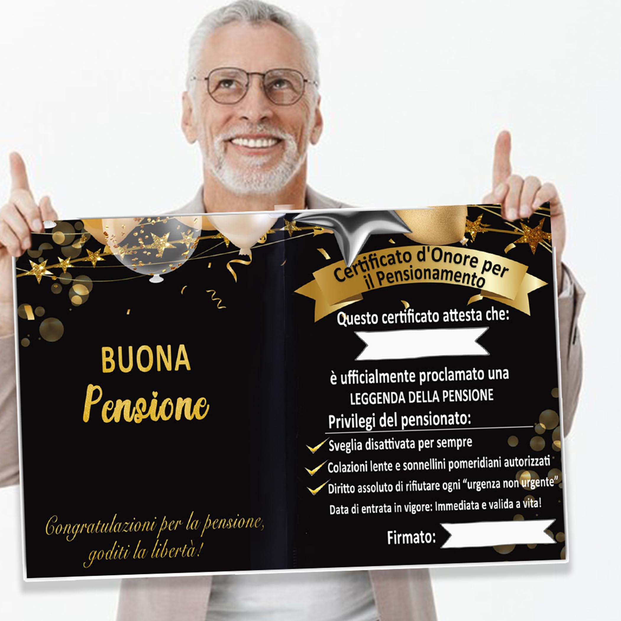 Cartello Divertente Per Pensionato 30x20 Cm – Regalo Di Addio Per Colleghi, Uomini E Donne - 2