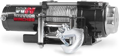 Miniatura 14 de Warrior Winches Ninja 4500 libras – Cabrestante eléctrico de 12 V ATV/UTV con cable de acero, compacto y potente cabrestante ATV de 12 voltios