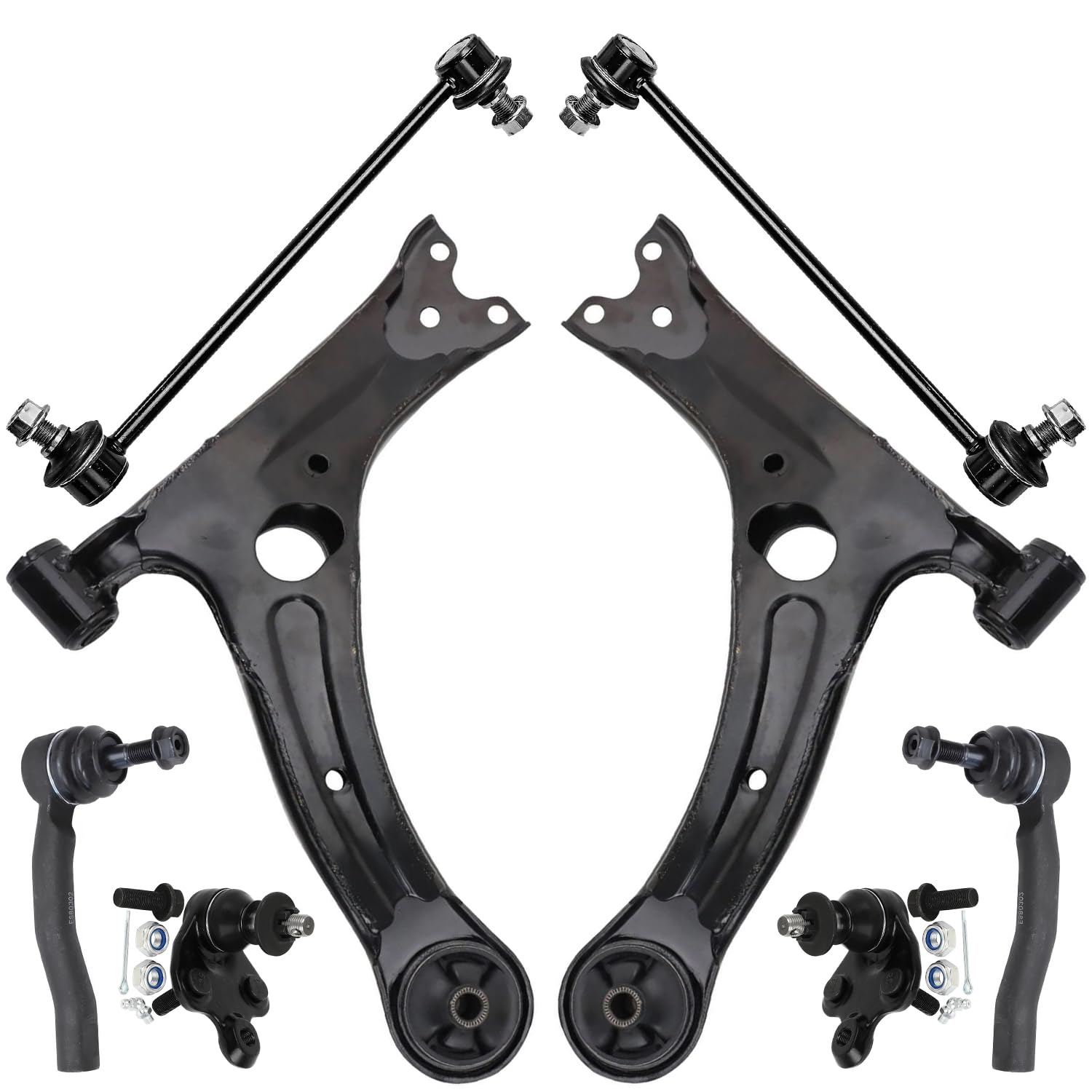 Detroit Axle - 8pc Front Suspension Kit for 2004 2005 2006 2007 2008 2009