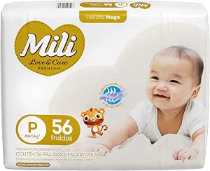 Mili Fralda Love&Care Mega P 56 Unidades
