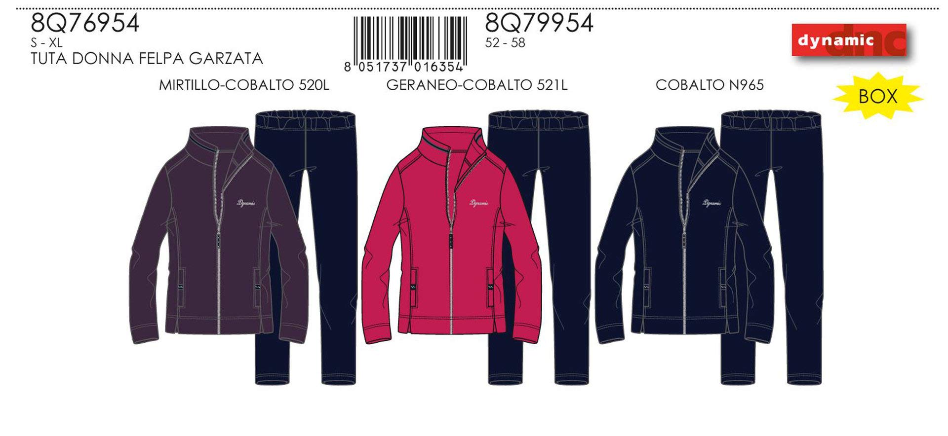 Leo Corsetteria Tuta Completa donna invernale felpata Giacca aperta F.lli_Campagnolo 8Q76954
