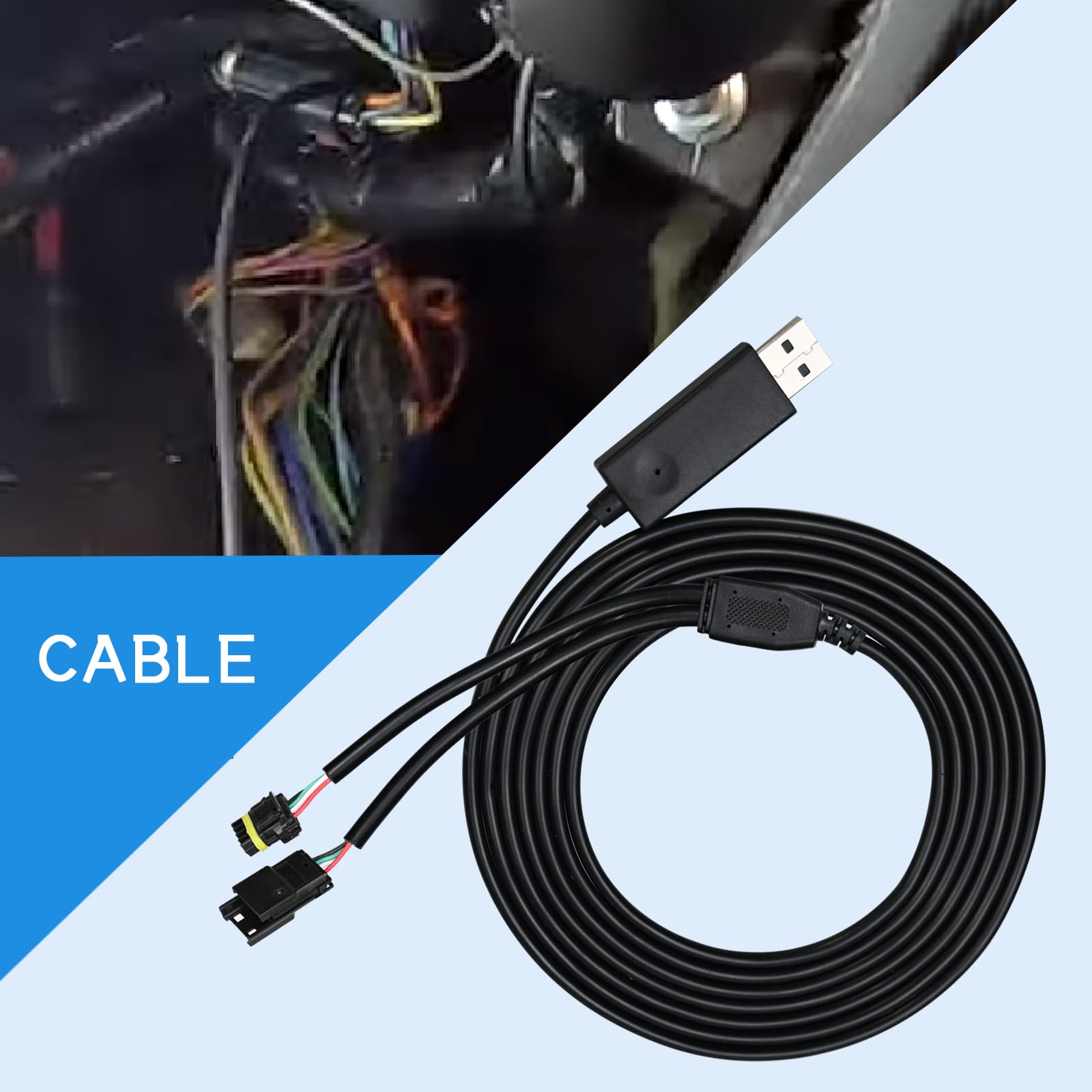 Cable USB/CAN con divisor integrado para Holley EFI Sniper EFI Terminator X, Vanshly (558-443-2)