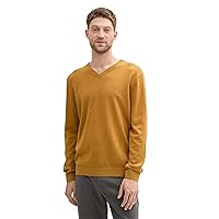TOM TAILOR 1039811 Pullover, 36292-mustard Melange