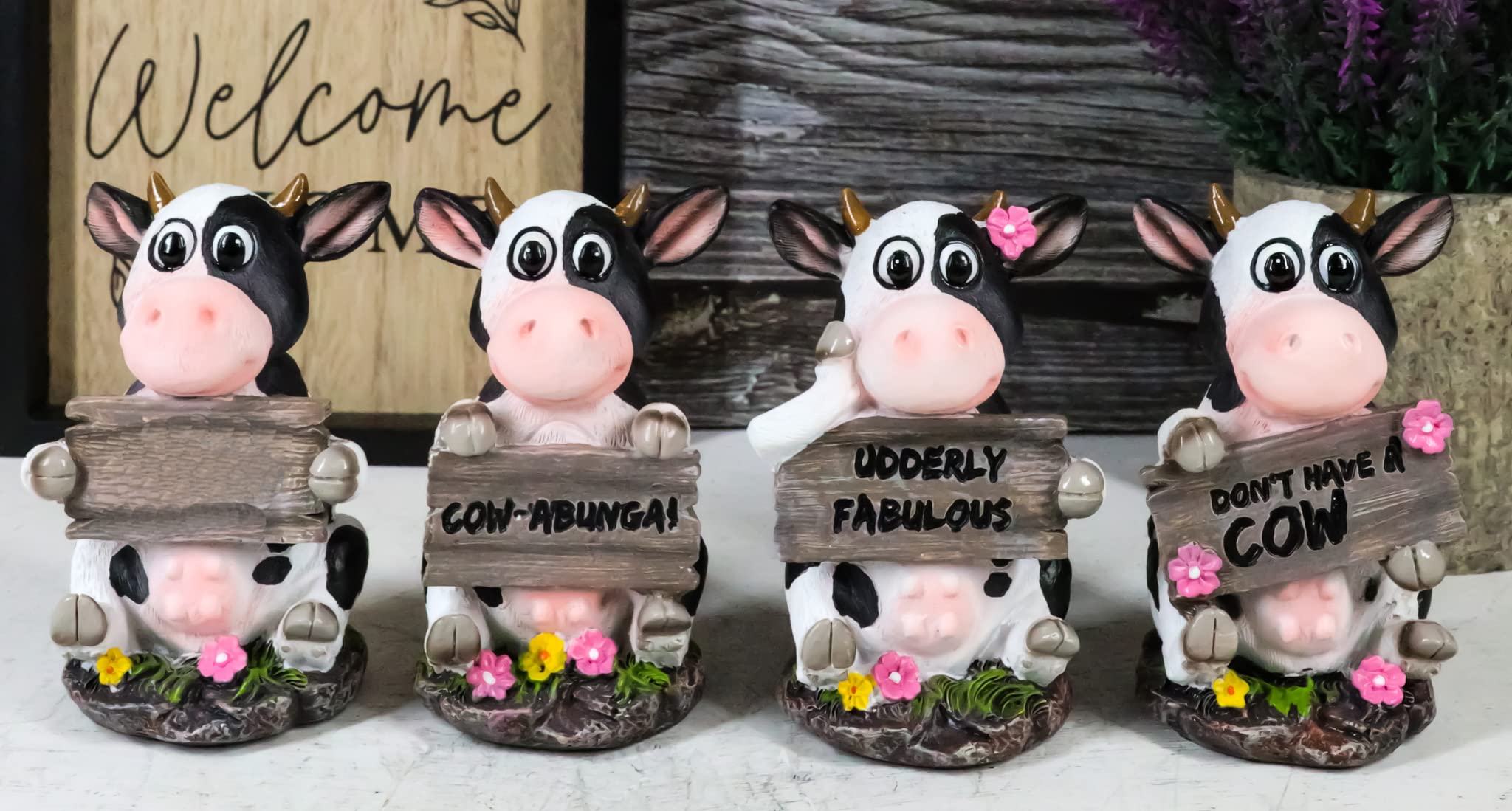 Amazon.co.jp: Ebros Gift 風変わりな西部農場の動物 ウシ