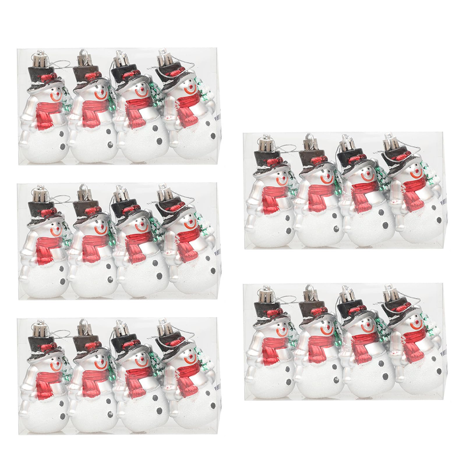 Jazuaiao Festival Hanging Decoration Christmas Tree Hanging Ornament Festival Snowmans Props Christmas Tree Pendant 5Pack Seasonal Decors