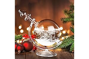Elegant and Accurate Globe Storm Glass Weather Station for Home and Office