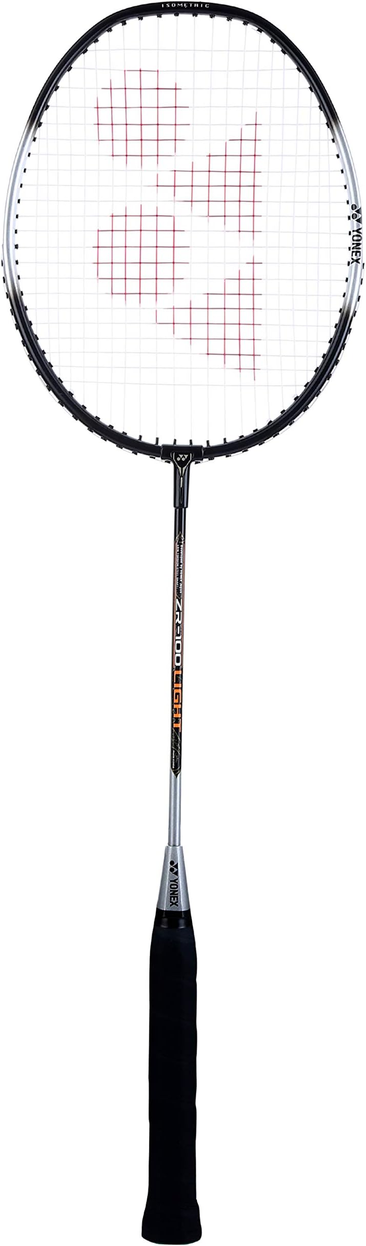 ZR 100L Aluminium Badminton Racket with Full Cover (Black)