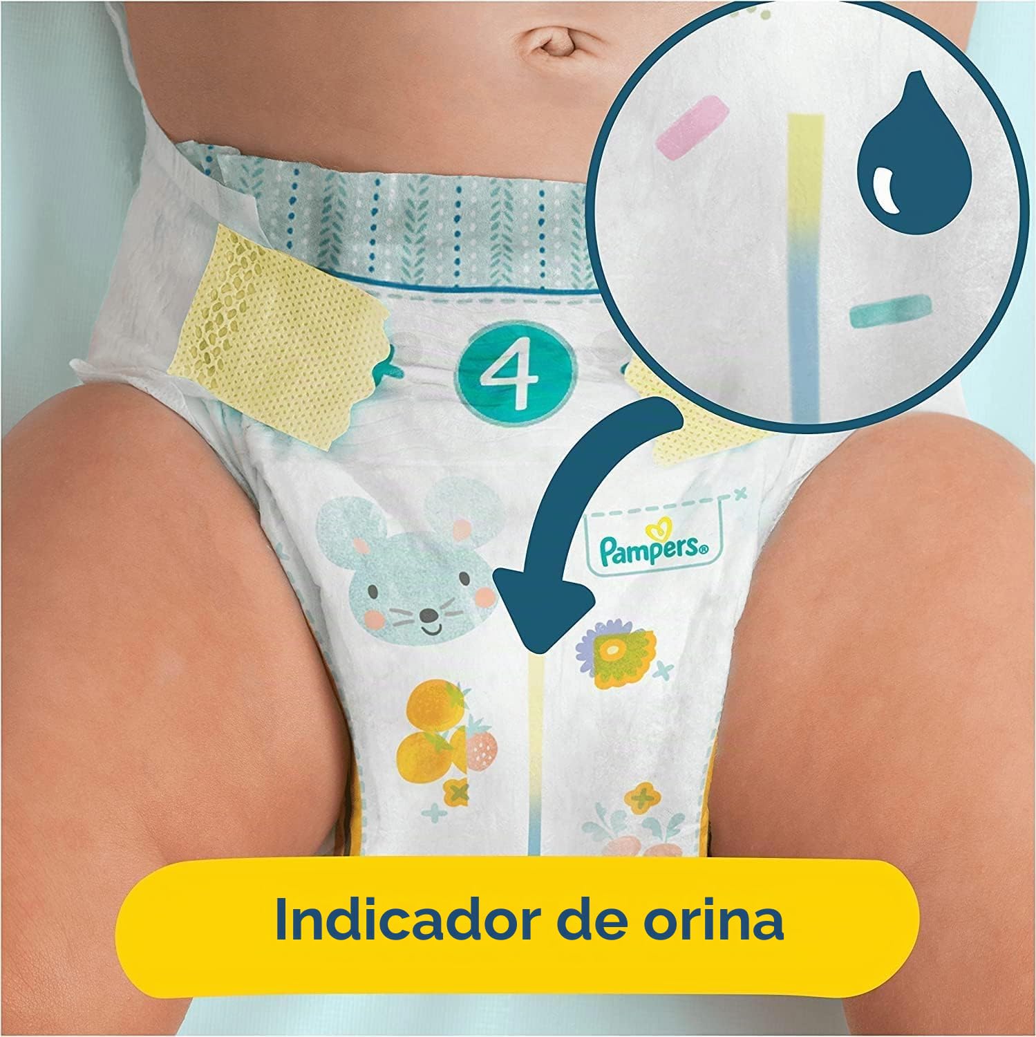 Pampers Premium - Protección de tamaño 2, capas X240, 4 kg – 8 kg, nuestro número 1 para la comodidad y la protección de las pieles sensibles | 4-8 kg. Nuestro número 1 para la protección de la piel y contra las fugas. Paquete de 1 mes