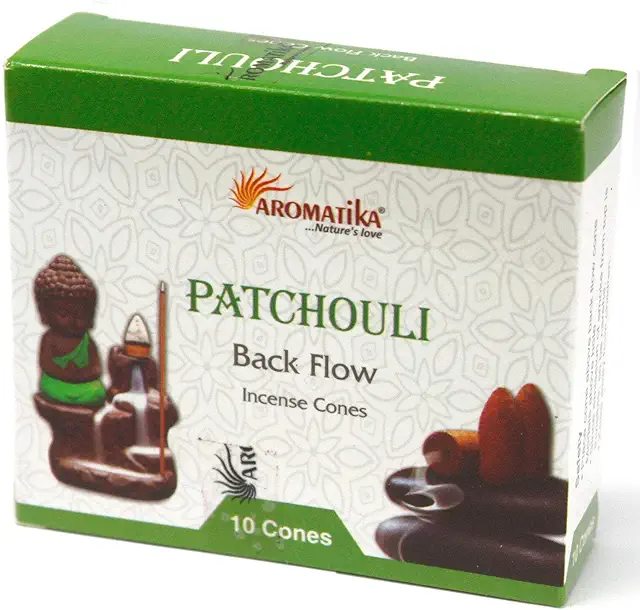 Kegel Wierook: Ancient Wisdom Aromatica Backflow Incense Cones - Patchouli