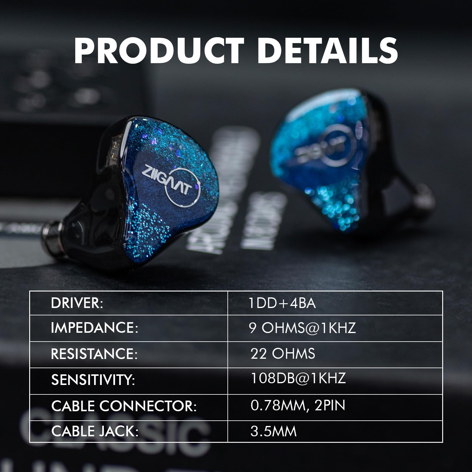 Amazon.com: Linsoul ZiiGaat x Fresh Reviews Arete in Ear Monitor