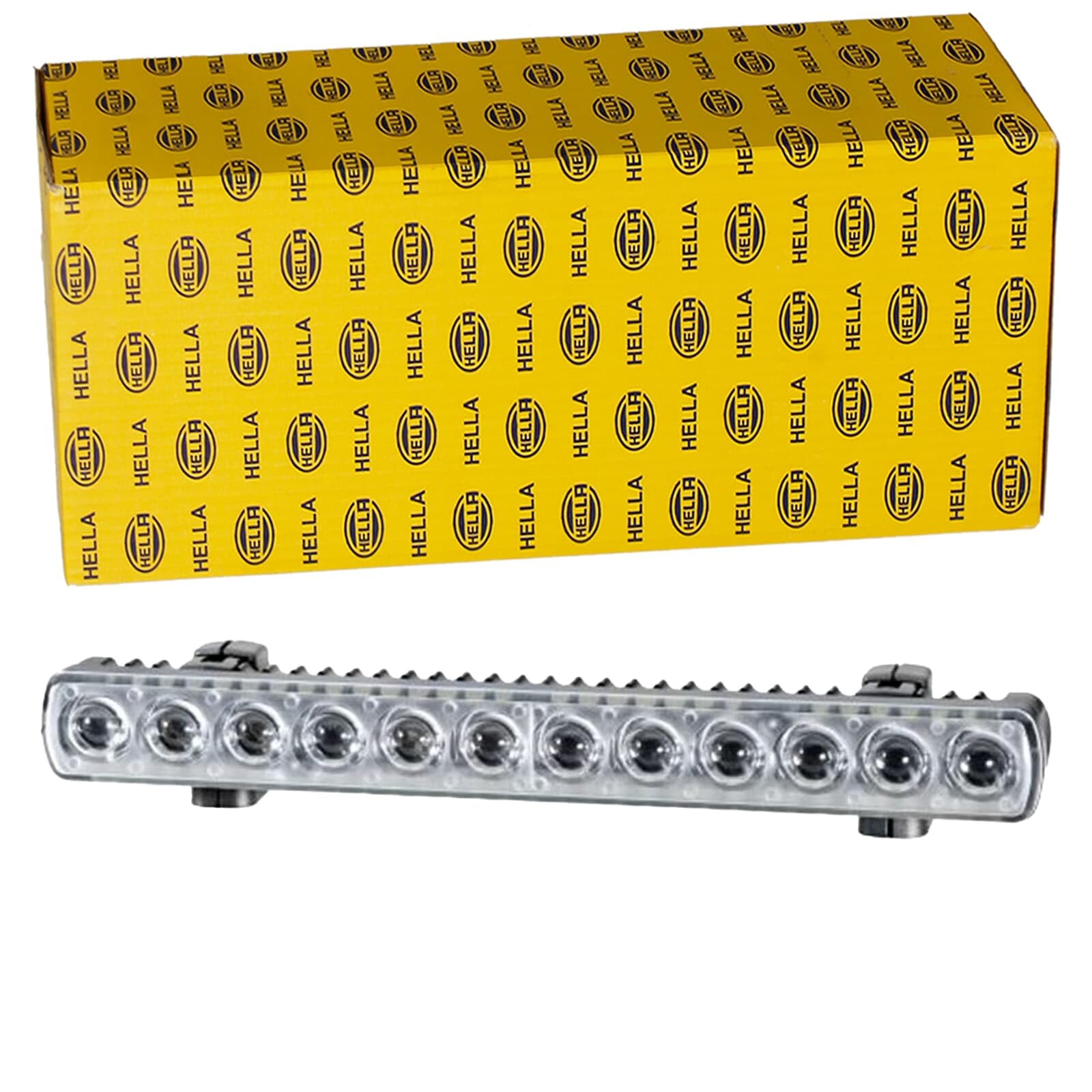 HELLA 1FJ 958 040-051 LED-Spotlight - Light Bar LB350 - 12/24V - Rectangular - Reference number: 30 - Bolted - Clear diffusing lens - Lens Colour: Crystal clear - Cable: 2500mm - left/right