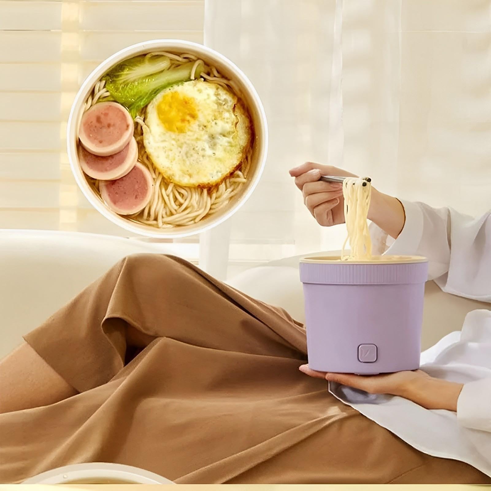 Amazon | ミニマルチクッカー オールインワン電気ポットクッカー 1L