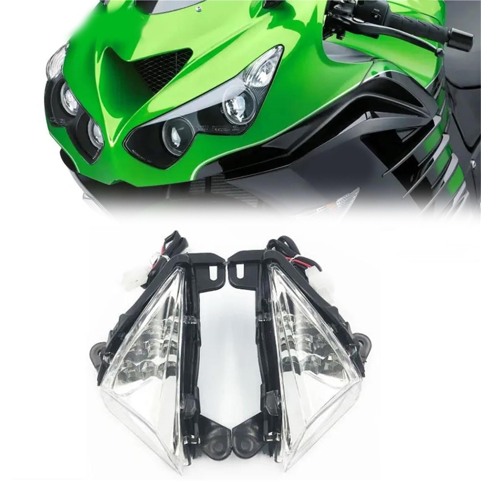 Clignotant moto pour Kawasaki GTR1400 Concours et ZZR 1400 de 2007 à 2020