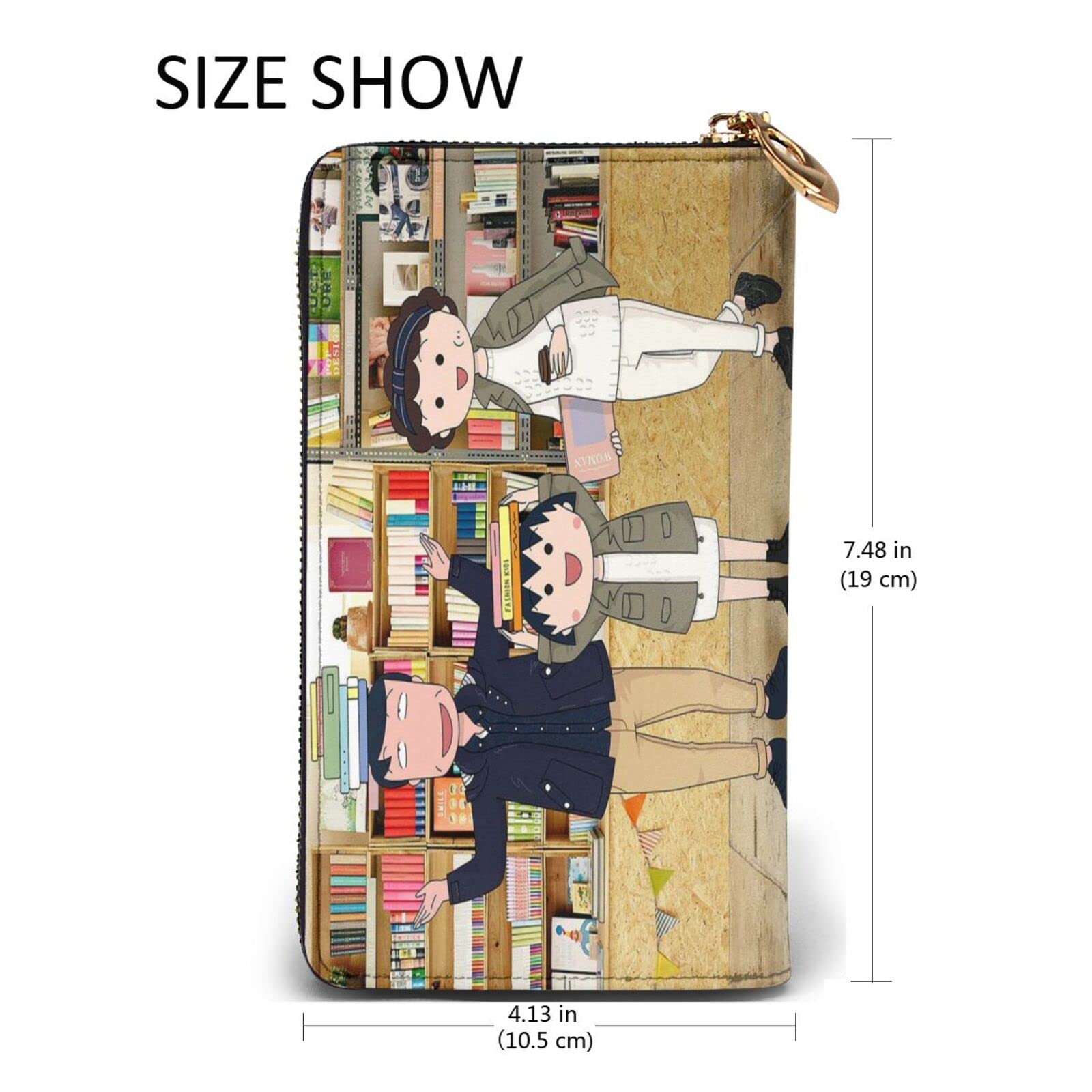 Amazon.co.jp: ちびまる子ちゃん 大容量の長財布、カジュアルな大財布