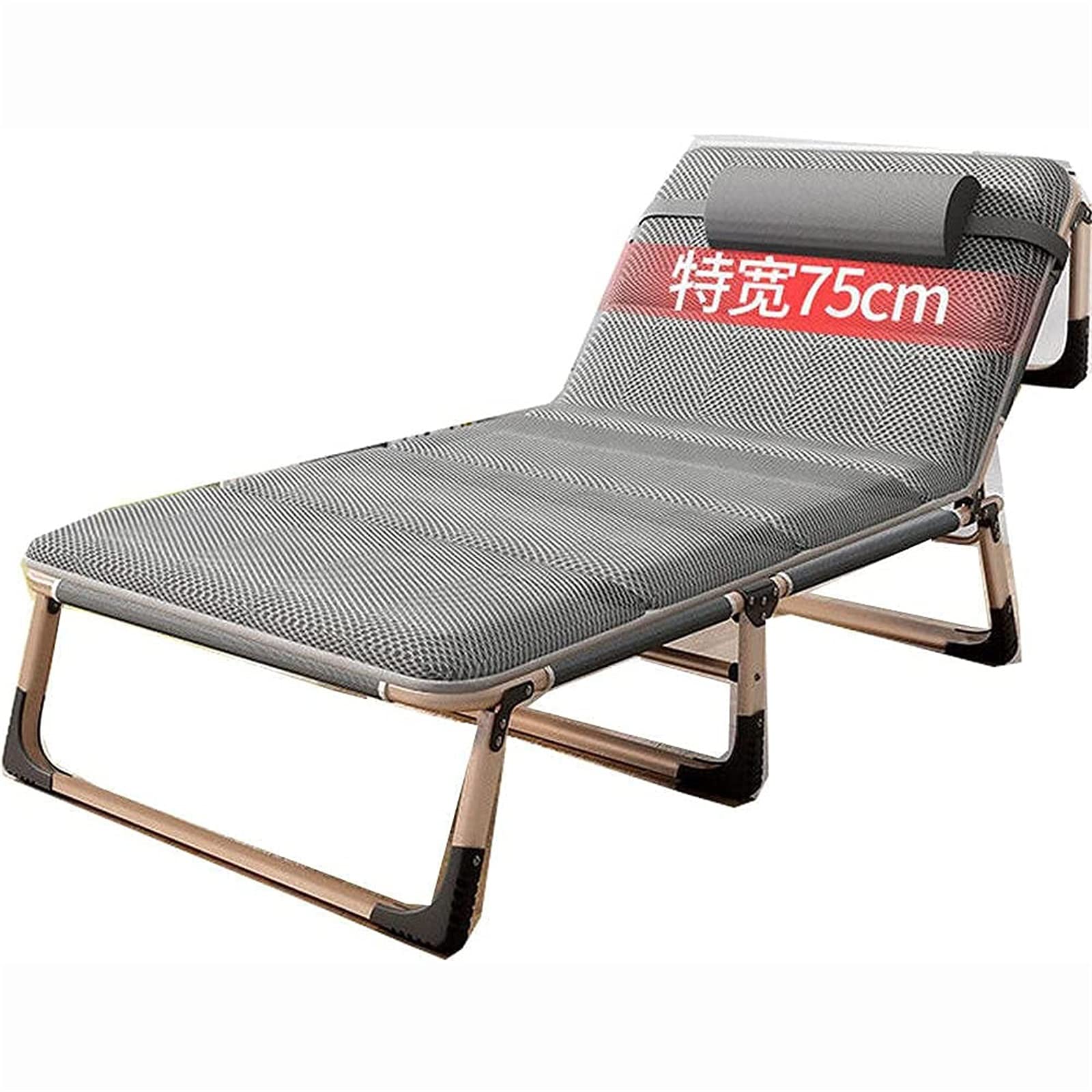 Chaise longue inclinable pliante ergonomique avec position zéro gravité réglable