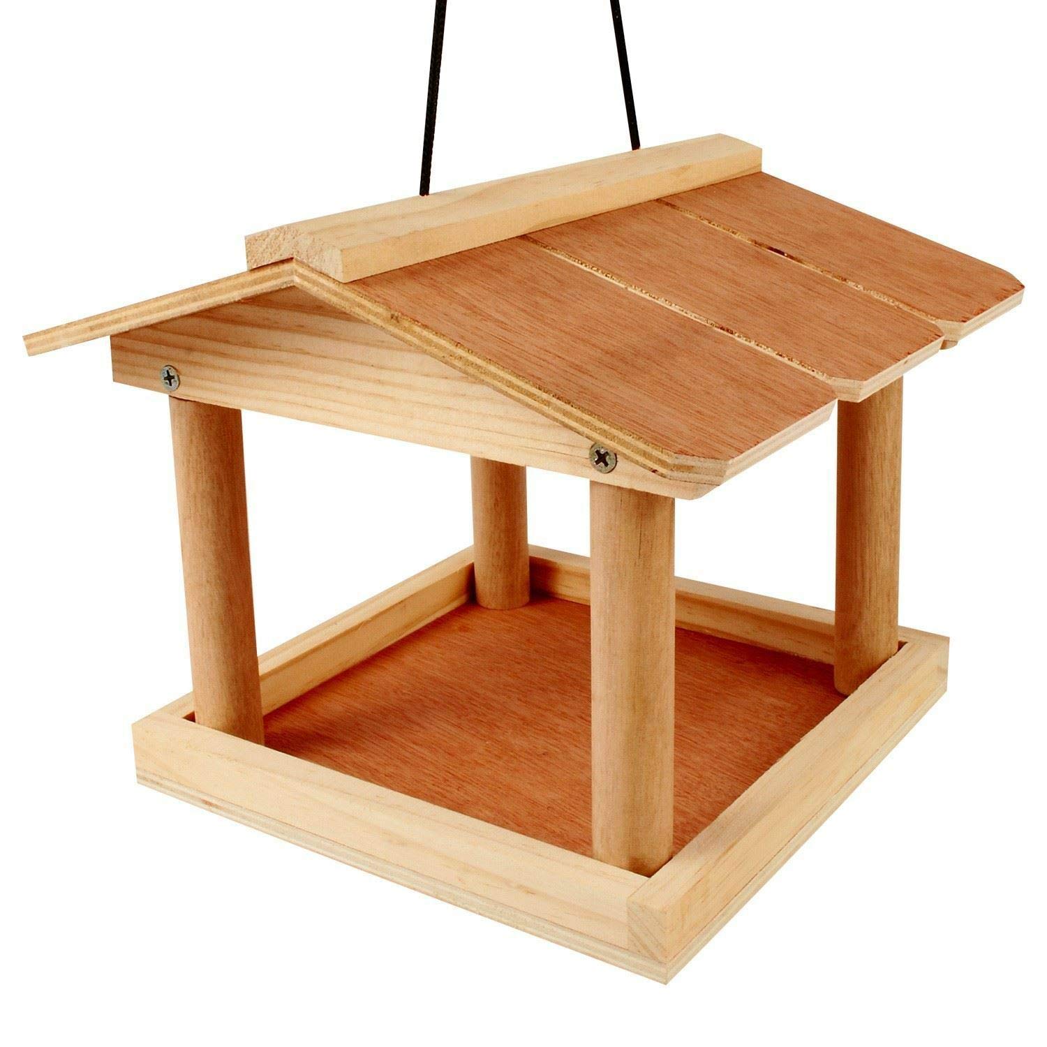 Elito Home & Garden New Bird Feeding Station Hotel Wild Bird Bath Feeder Outdoor Window Table Meal Feeder (Hanging Bird Table)