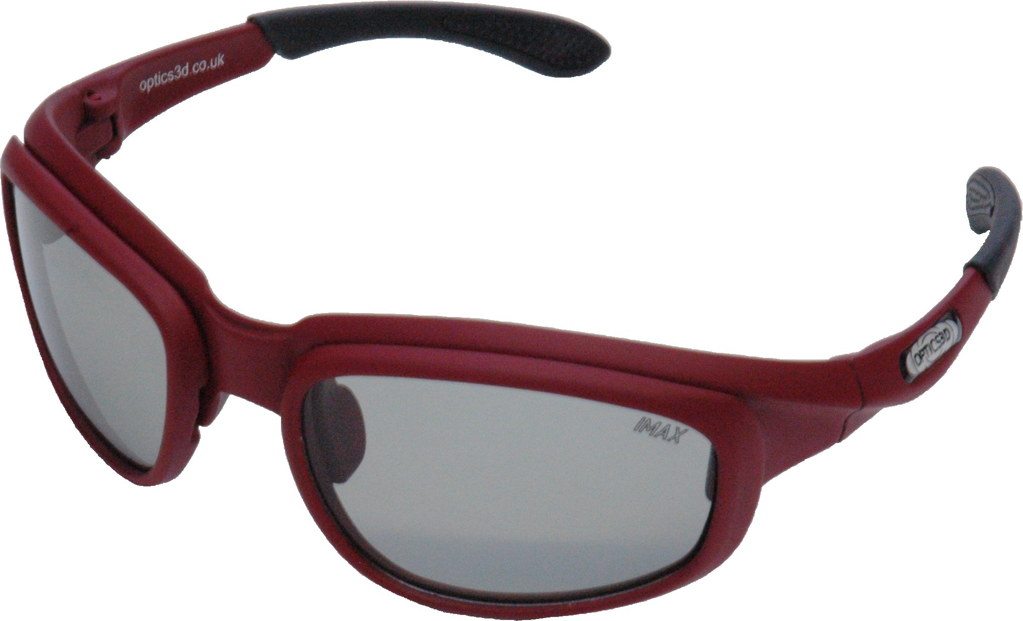RxMulti3D Occhiali 3D per Lineare 3D (45/135), Rosso