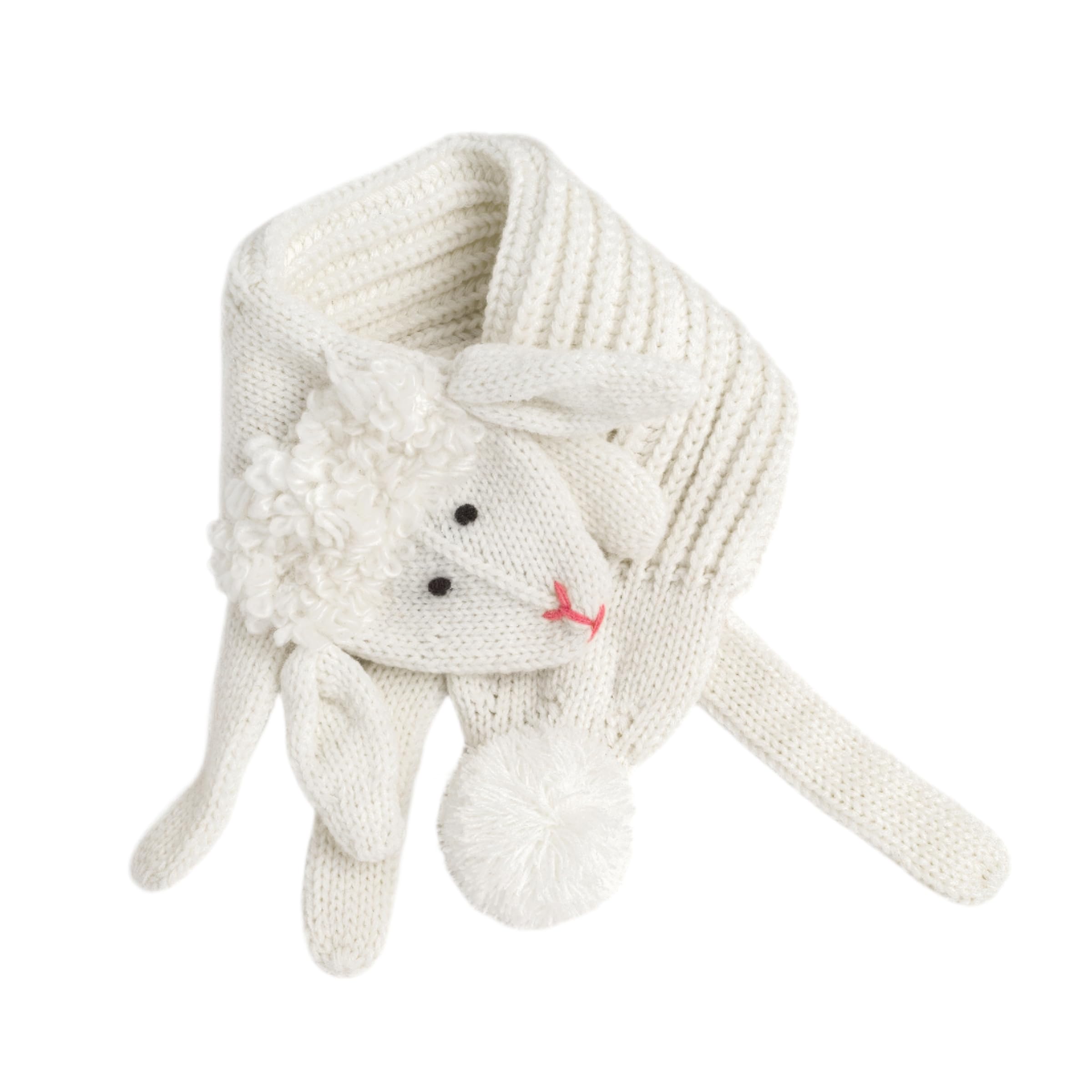 Kids Animal Knit Scarf – Soft Double‑Layer Winter Accessory for Children