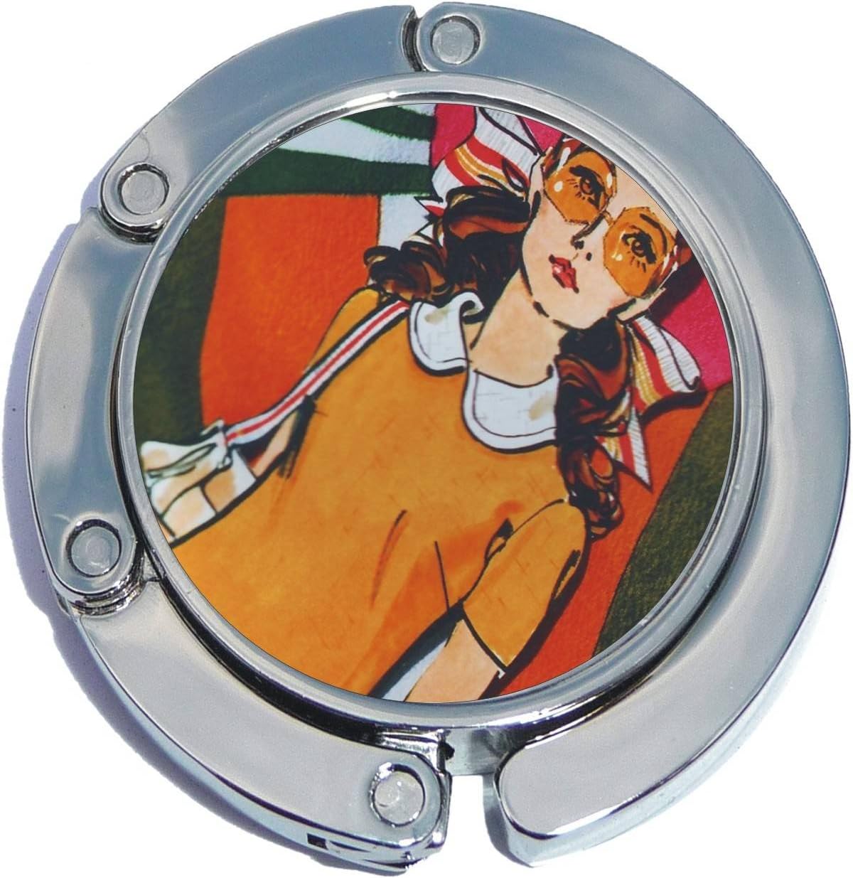 NewCharms Mod Retro Orange Foldable Purse Hanger