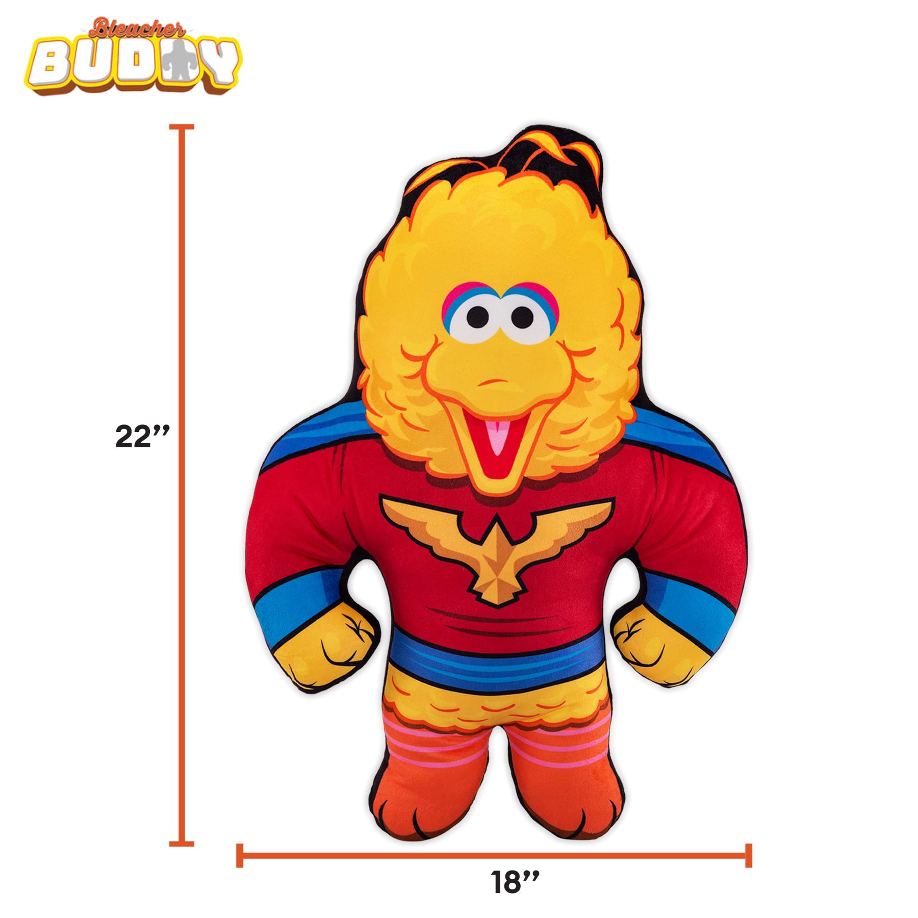 Amazon.com: Bleacher Creatures Sesame Street Big Bird Superhero 22