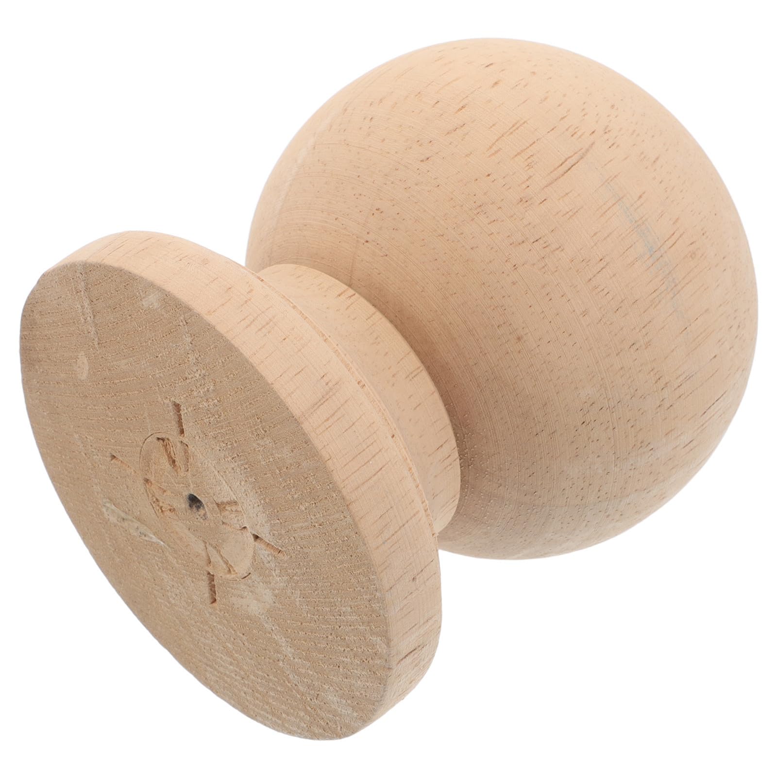 Balaustres de madera para escaleras interiores rústicas con instalación fácil beige