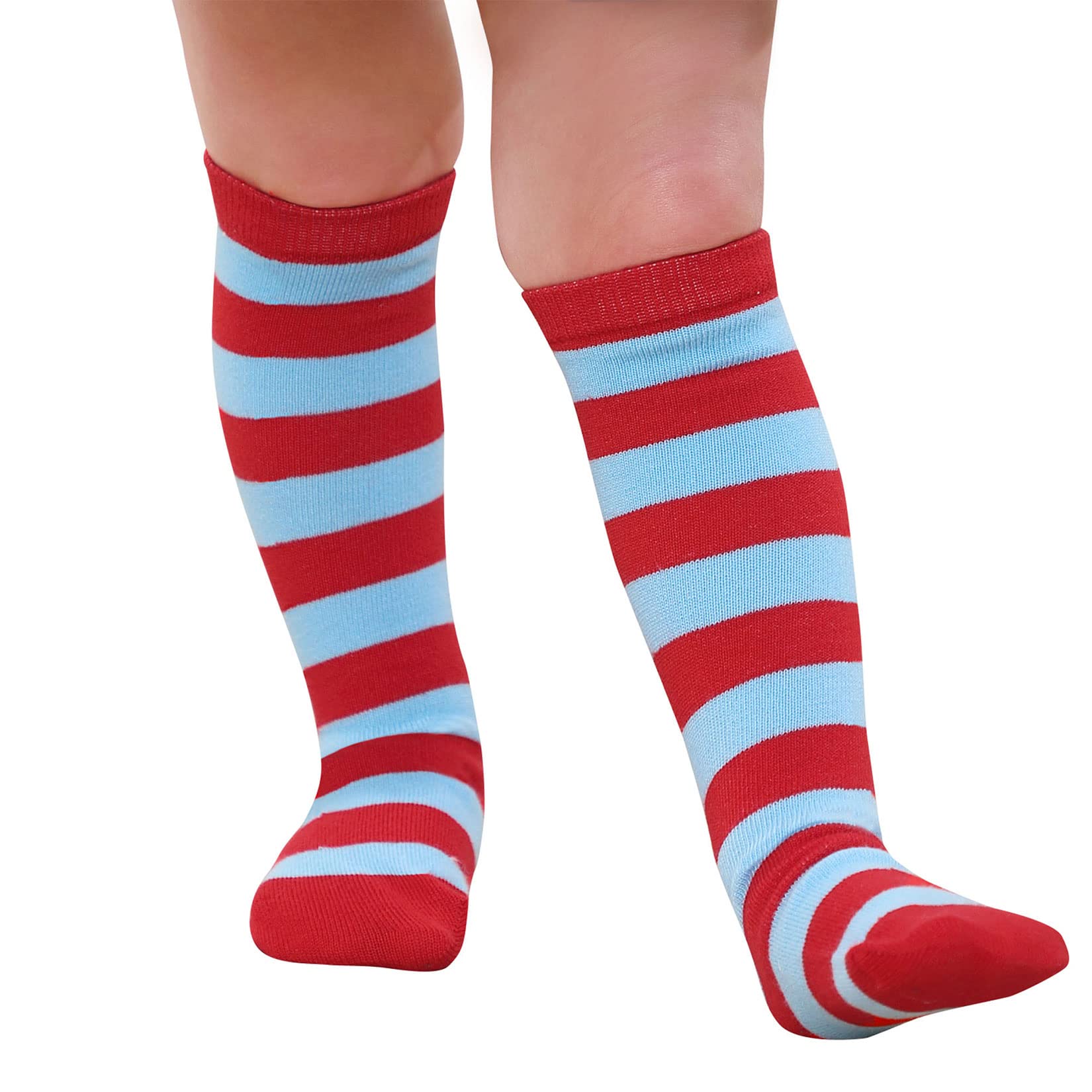 Zando Kids Soccer Socks Knee High Cotton Athletic Socks for Boys Girls