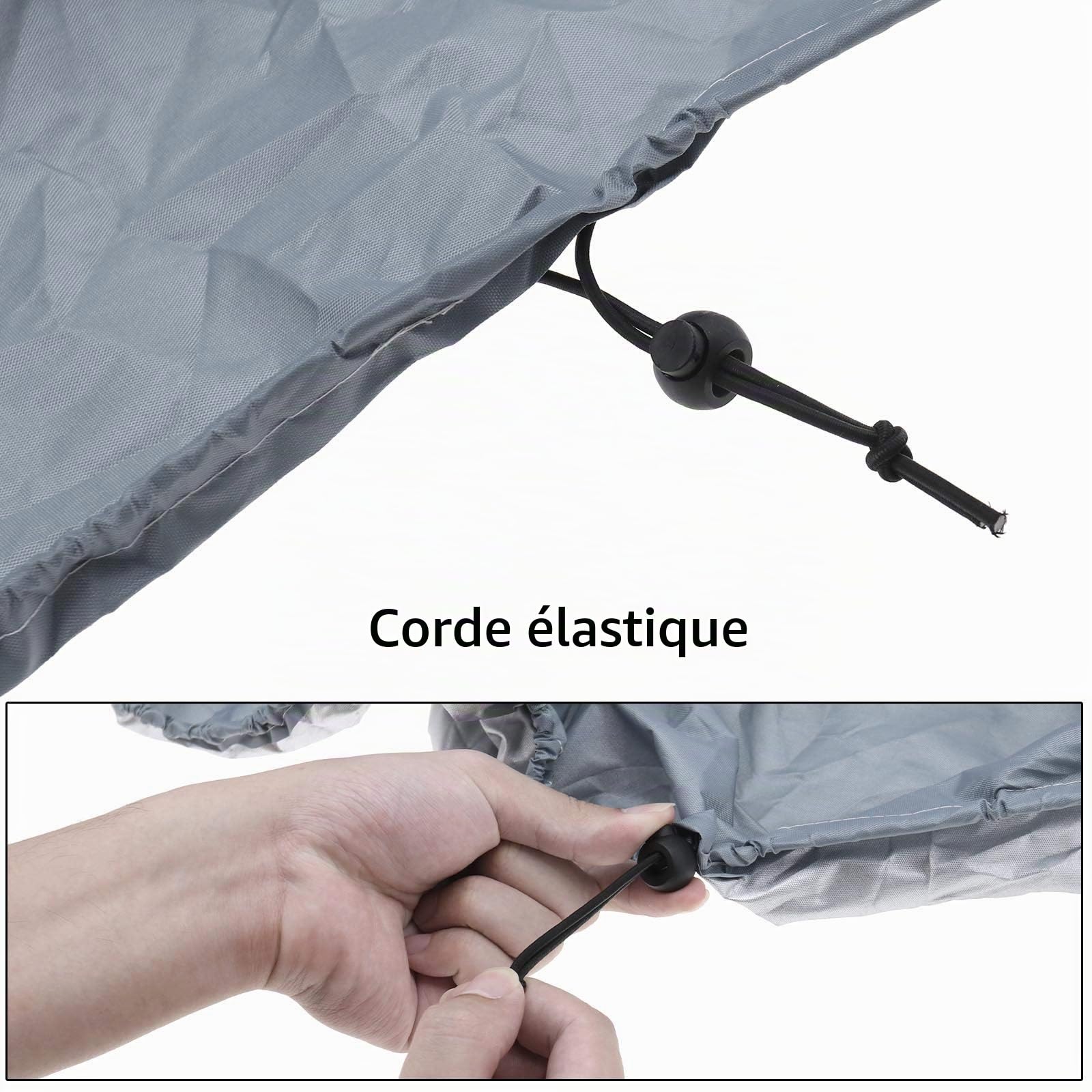Housse de Protection Kayak Canoë Bateau Couverture Poussière Étanche UV Solaire Stockage Durable, 4.1-4.5M