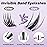B&Q Fairy Lash Clusters Invisible Band False Eyelashes Clusters Natural Cluster Eyelash Extensions Comfortable Individual Lashes Extension DIY Soft Eyelash ClustersFairy-MIX8-18mm