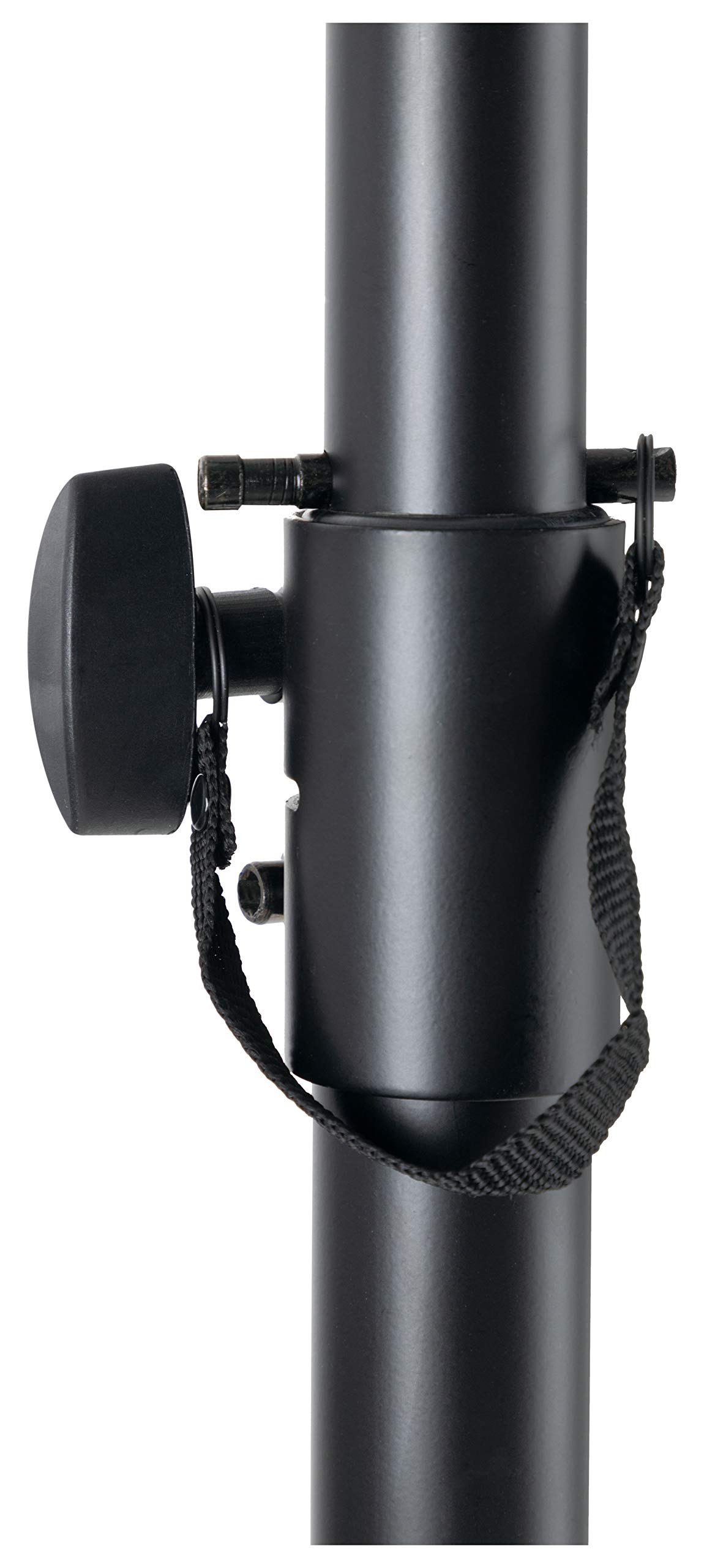 Showlite LS-270S Lichtstativ 2,7 m - Einfach ausziehbar - Max. Traglast: 50 kg - Ausziehbar von 1,5 bis 2,7 m - Rohrdurchmesser: 35 mm Ø - Material: Stahl - schwarz