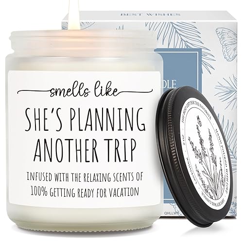 QHLLWT Best Travel Candle Gifts for Women, Smells Like Shes